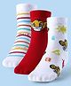 Cute Walk by Babyhug Disney Non Terry Anti-bacterial Socks  Lion King Graphics Pack of 3 - Multicolour