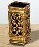 Shree Kala Home Decor Metal Handcraft Brass Pen Holder