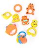 Bliss Kids Baby Rattles Set of 8 Pieces - Color & Design May Vary