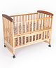 Mylo Noah Baby Wooden Cot with Rocker & Wheel Cot
