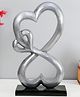 De Maison Decor Brings Silver Family Heart Sculpture showpiece