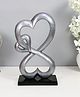De Maison Decor  Brings Silver Family Heart Sculpture showpiece