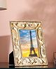 De Maison Decor Leaf Pattern Photo Frame Gold Small Size