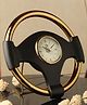 De Maison Décor Wheel Steel Clock Silver Clock