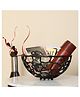 De Maison Decor Entwined Basket set of 3 in Black Colour