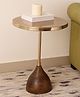 De Maison Decor Viotto Croc Pattern Table Gold - 4.53