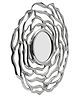 De Maison Decor Katz Silver Mirror
