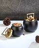De Maison Decor  Darius Box set of 2 in Black