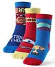 Cute Walk by Babyhug Disney Ankle Length Socks with Cars Graphics Pack of 3 - Multicolour