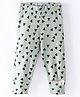 Turtledove London Organic Cotton Knit Full Length Leggings with Triangle Print - Grey