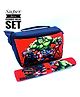 Echo Boomers Avengers Print Insulated Tiffin Lunch Bag & Rolled Dinning TableMat Combo Set