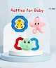 FunBlast Colourful Attractive Sound Rattles for Babies  3 Pcs Assorted Design