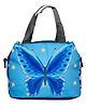 Echo Boomers Butterfly Printed Double Layer Insulated Tiffin Lunch Bag with Multi Zipper Pockets - Pack of 1
