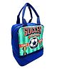 Echo Boomers Soccer Printed Double Layer Insulated Tiffin Lunch Double Bag with Multi Zipper Pockets - Pack of 1