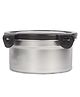 Femora Lunch Box High Steel Round Airtight Storage Container with Lock Lid - 850 ml