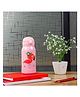 Femora Kids Flamingo Design Hot & Cold Thermosteel Water Bottle Stainless Steel Bottle with Bag Pink -  550 ml