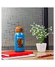 Femora Kids Bear Design Hot & Cold Thermosteel Water Bottle Stainless Steel Bottle with Bag Blue - 550 ml