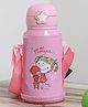 Femora Kids You are Unique Water Bottle Hot & Cold Thermosteel Water Bottle Stainless Steel Bottle with Bag  Pink  - 550 ml