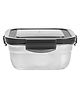 Femora Steel Square Container Airtight Leakproof Unbreakable Storage Container/Lunch Box - 350 ml/gm