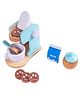 NESTA TOYS - Wooden Coffee Maker- 9 Pieces- Blue Color