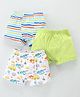Babyhug 100% Cotton Antibacterial Briefs Floral Print Pack of 3 - Multicolor