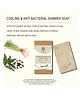 NATUUR - Vetiver Neem Cooling & Anti Bacterial Summer Soap - 100g