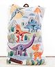 Zookeeper Dino Goes To School Quilt Multicolour