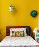 Zookeeper  Jungle Stories Sheet and Shams Set -  Fitted Sheet Single  Multicolour