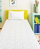 Zookeeper  Sea Foam Bed Sheet and Shams Set - Single-Flat + 1 shams Multicolour