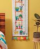 ZOOKEEPER Climber Kids Height Chart | Removable Wall Hanging Height Ruler for Baby Room, Nursery & Playroom Decor | Durable Cotton Material | Perfect Birthday Gift for Boys & Girls
