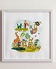 Zookeeper Gymnastics Wall Art - Print Only  Multicolour