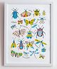 Zookeeper Rain Dancers Wall Art- Print Only  Multicolour
