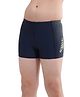 Speedo  Swimming Trunks Polka Dot & Text Print - Navy