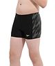 Speedo Swimming Trunk with Text & Line Print - Black