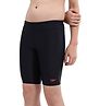 Speedo Above Knee Length  Swimming Trunk with Text Print - Navy Blue & Red