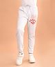 Lilpicks Couture League Text Printed  Joggers - Off White