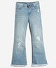 Lilpicks Couture Mild Distressed Denim Jeans - Ice Blue