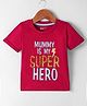 Bodycare Cotton Half Sleeves T-Shirt Text Print - Red