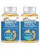 DR. MOREPEN Omega 3 Deep Sea Fish Oil Triple Strength for Healthy Heart, Brain & Joints, 1250mg with 900mg DHA & EPA - 60 Softgels Pack of 2