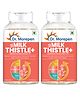 DR. MOREPEN Milk Thistle for Liver Detox, Protection & Enhancement, Silymarin Milk Thistle Capsules, Liver Support Supplement - 60 Veg Capsules Pack of 2
