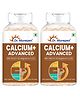 Dr. Morepen Calcium Advanced Tablets with Vitamin - D2, Magnesium & Zinc - 120 Veg Tablets pack of 2