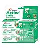 Dr. Morepen Active Smile Toothpaste with Bamboo Brush 100 g - Pack of 6