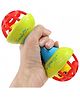 New Pinch Baby Dumb Bell Shaped Rattle Teether - Multicolor