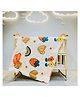 Fareto Baby & Kids Reversible Super Soft Blanket Comforter Rainbow Comforter - White