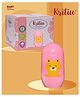 Kritiu 4 in 1 Baby Nail Clipper kit with Cute Case Nail Clipper Scissors Tweezers & Baby Nail File Set for Kids Grooming Kit - Dog pink