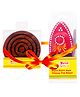 Desi Toys Steam Toy Boat & Labyrinth Game Combo - Red & Brown