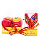Desi Toys Spinning Tops PO2 & Catapult/Gulel Combo - Multicolor