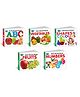 Early Learning Little Library Kids Children Baby Books Set of 5 Books - Alphabets Fruits Vegetables Shapes & Colours Numbers - English