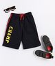 TOONYPORT Champ Text Printed Shorts - Black