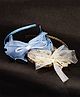 Jewelz Set Of 2 Bow Embellished Hair Bands -  Brown & Blue